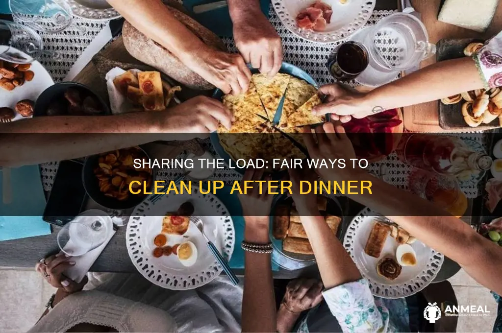 who should clean up after dinner