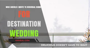 Destination Wedding Rehearsal Dinner: Who to Invite and Why