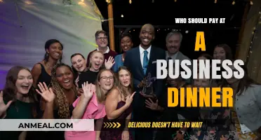 Business Dinner Etiquette: Navigating Who Should Pay the Bill