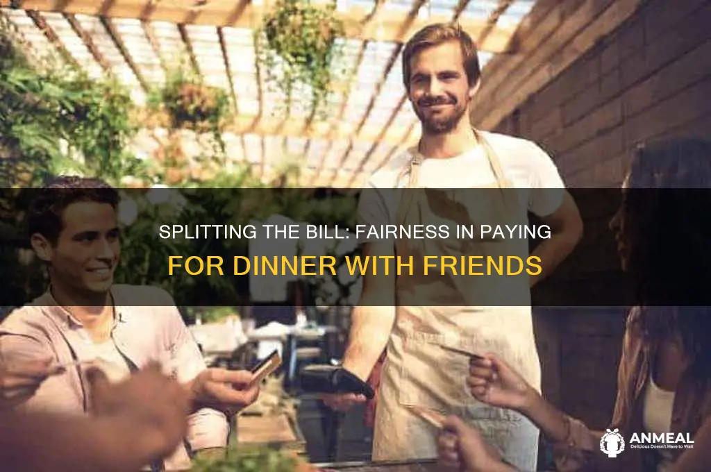 who should pay for dinner with friends