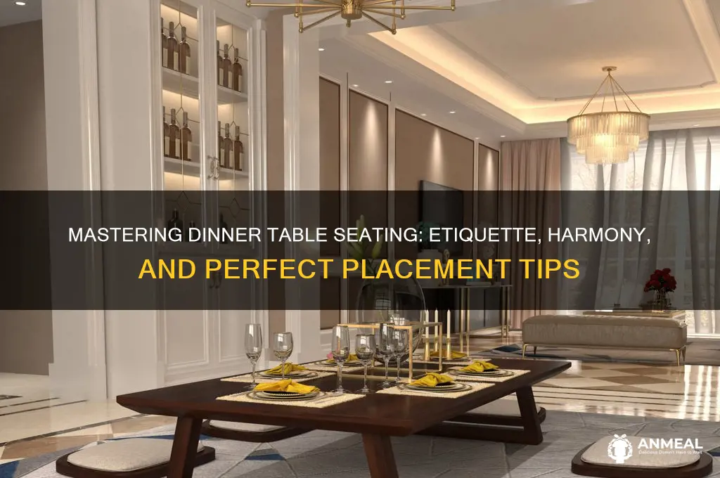 who should sit where at the dinner table