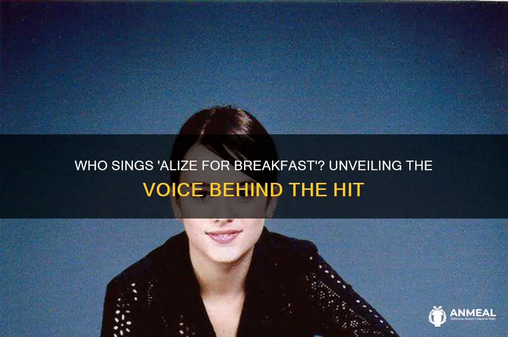 who sings alize for breakfast