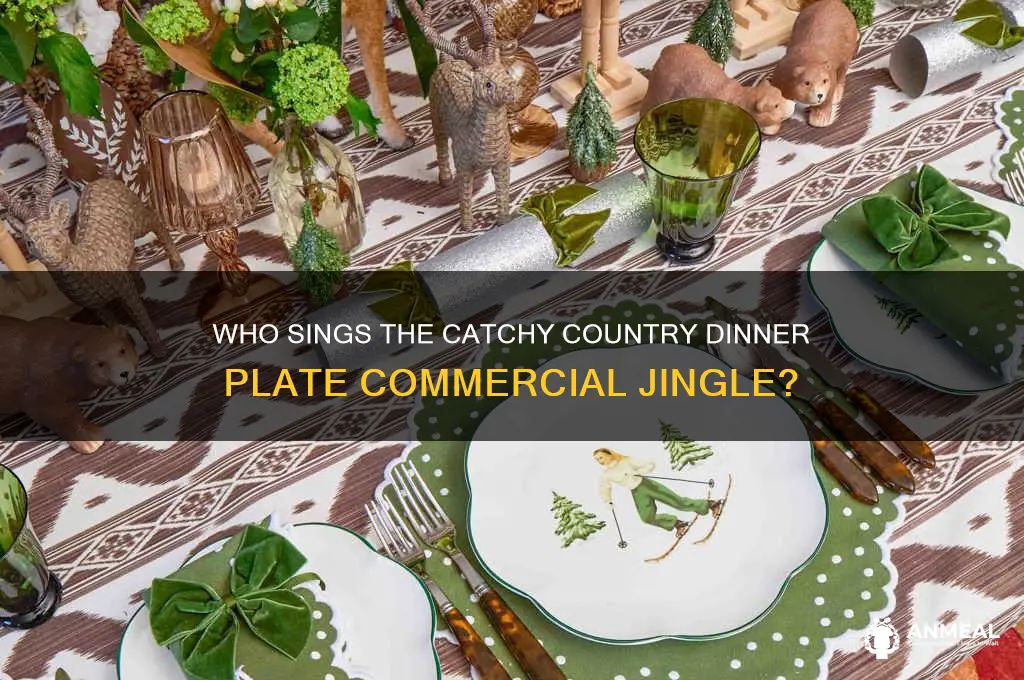 who sings country dinner plate commercial