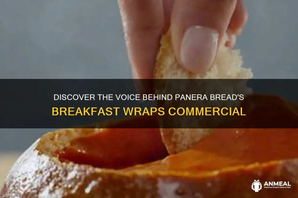 who sings the commercial for panera bread breakfast wraps