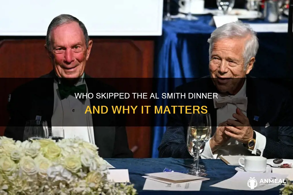 who skipped al smith dinner