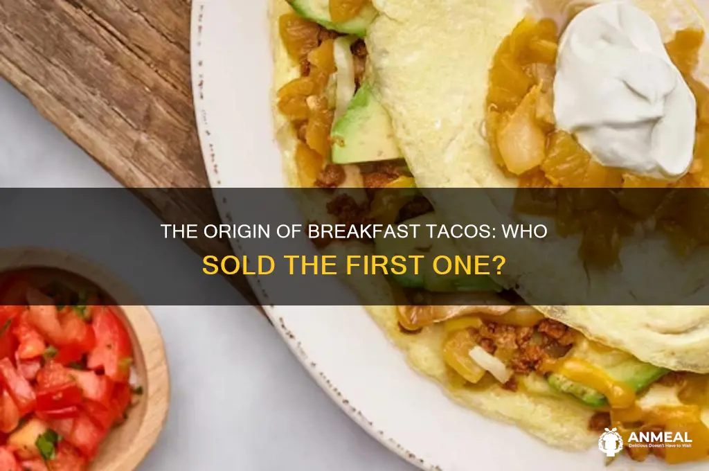 who sold the first breakfast taco