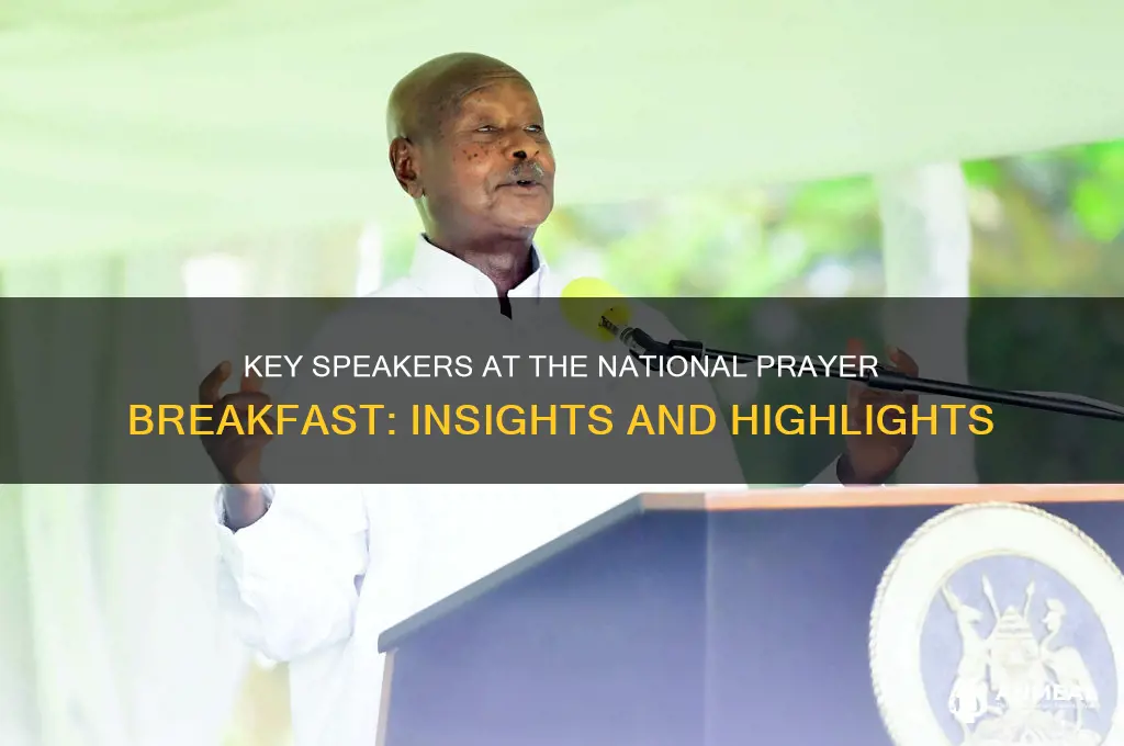 who spoke at national prayer breakfast