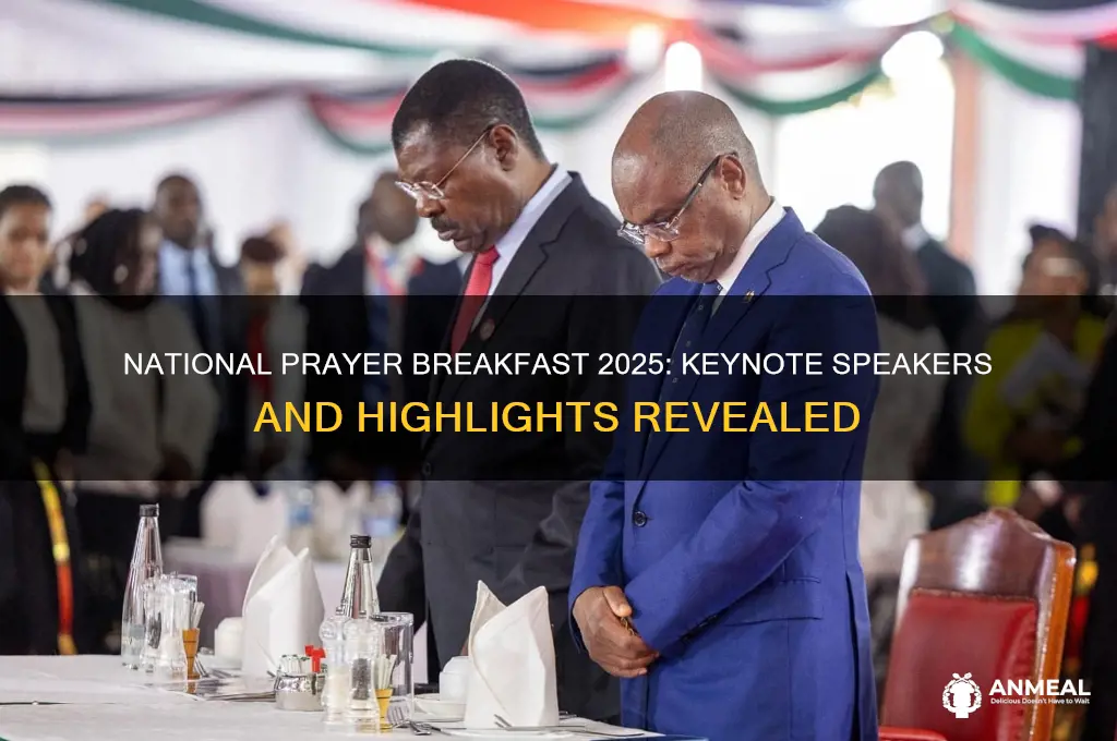 who spoke at the national prayer breakfast 2025