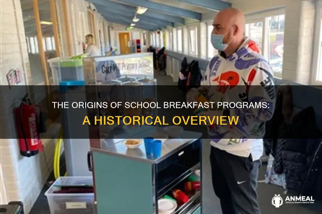 who started breakfast at schools