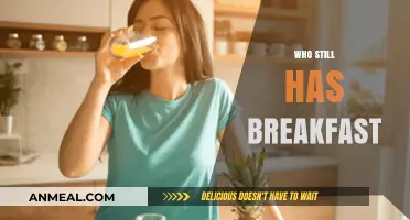 Who Still Has Breakfast? Exploring Morning Meal Habits in Modern Life