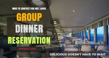 NCL Large Group Dinner Reservations: Your Ultimate Contact Guide