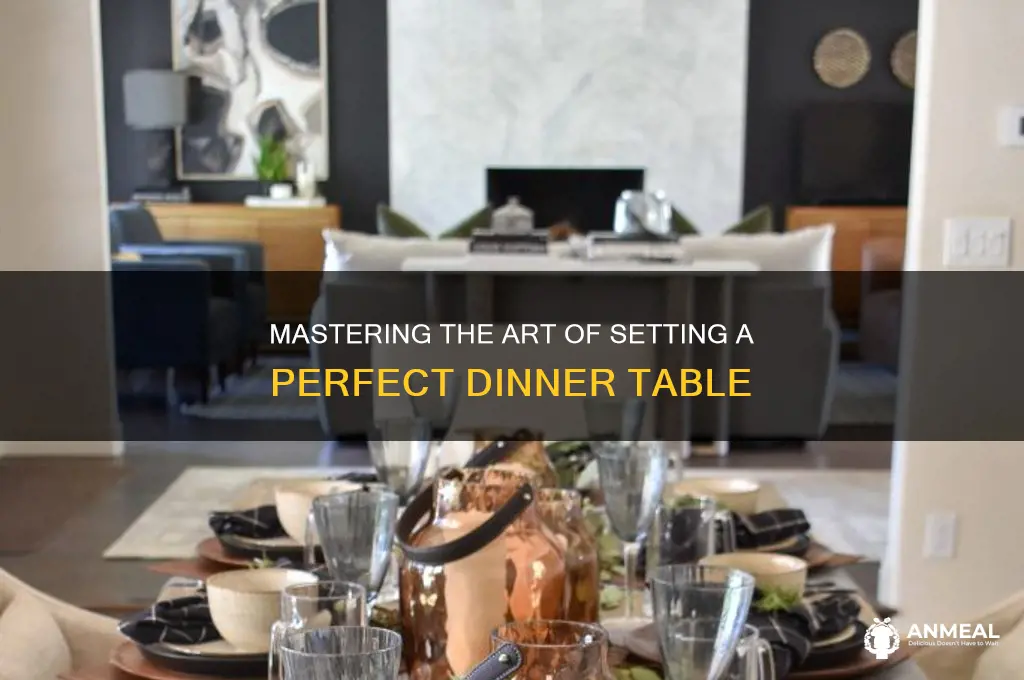 who to set a dinner table