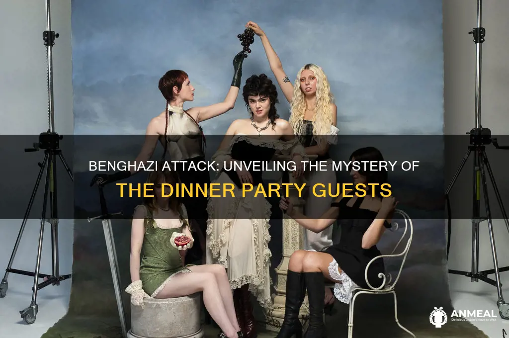 who was at a dinner party during benghazi attack