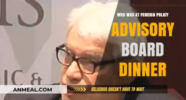 Who Attended the Foreign Policy Advisory Board Dinner: Key Players Revealed
