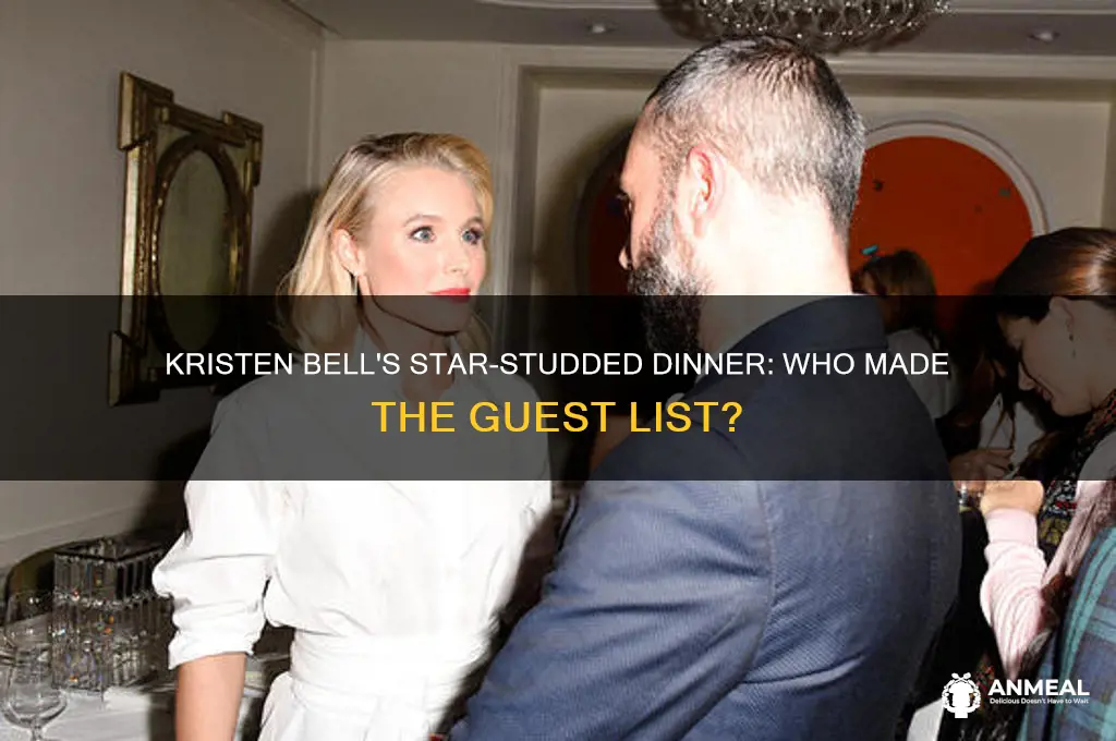 who was at kristen bells dinner