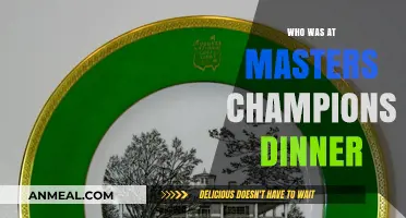 Inside the Exclusive Masters Champions Dinner: Who Attended?