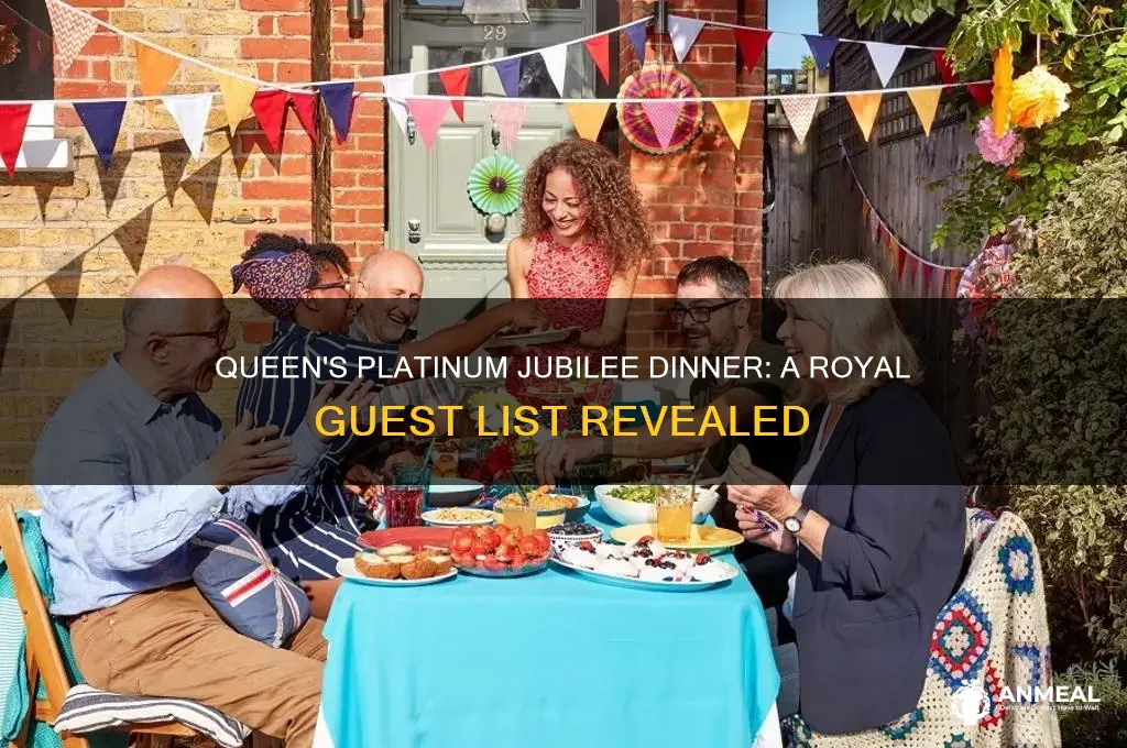 who was at queens 70th dinner