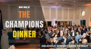 Unveiling the Exclusive Guest List: Who Attended the Champions Dinner?