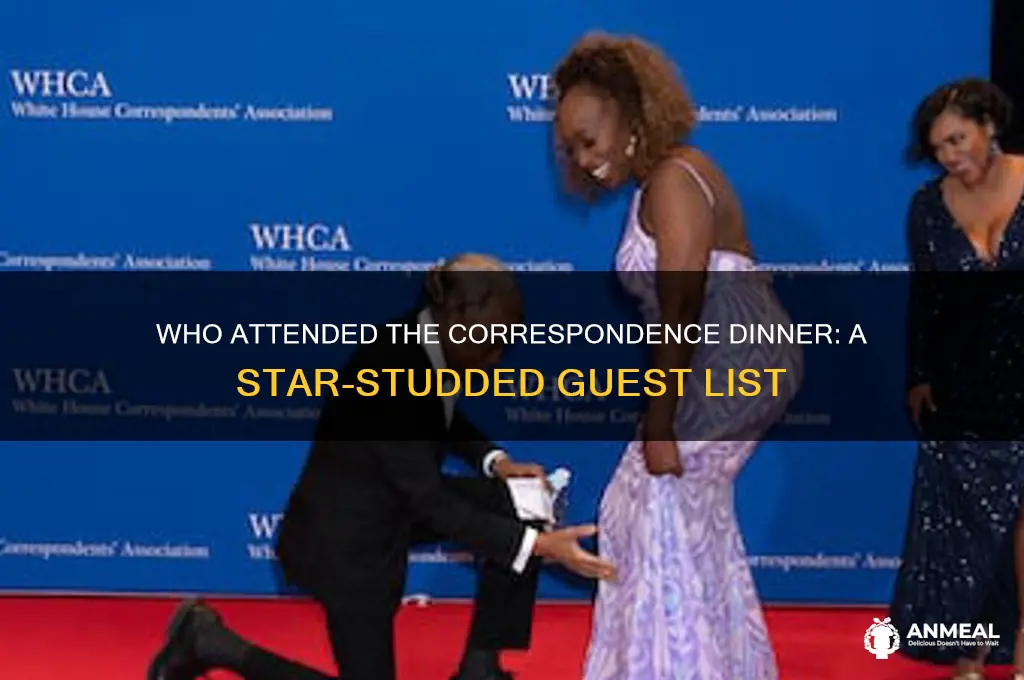who was at the correspondence dinner
