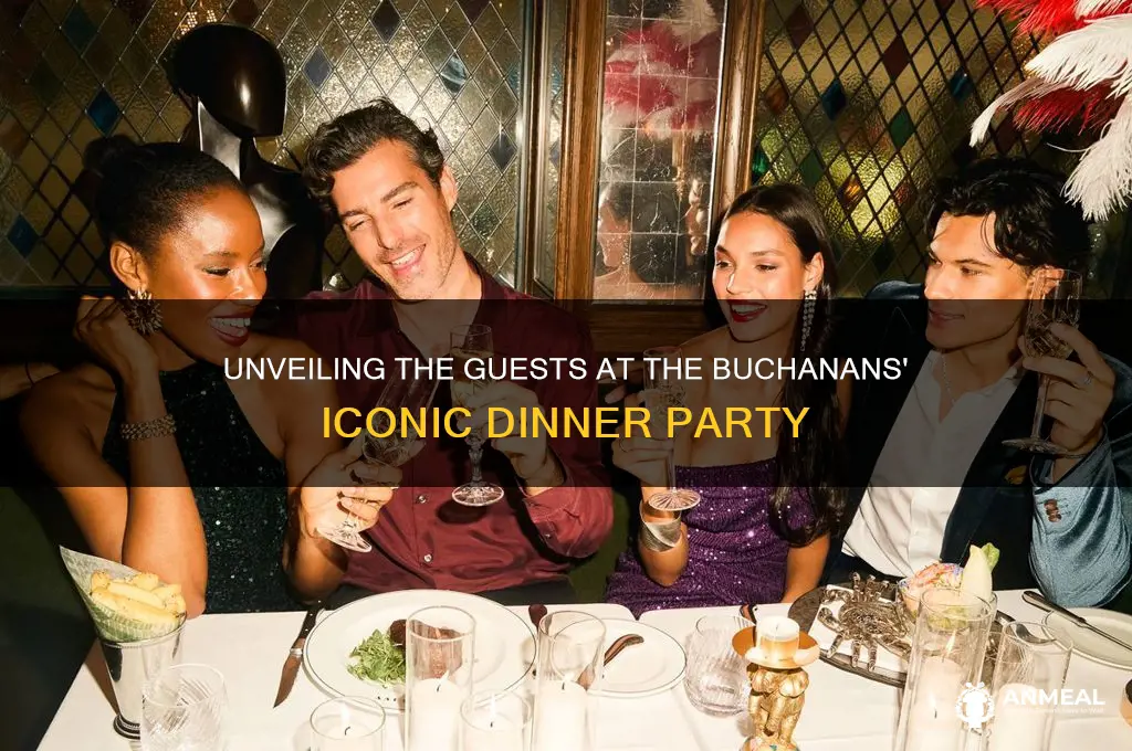 who was at the dinner party at buchanas