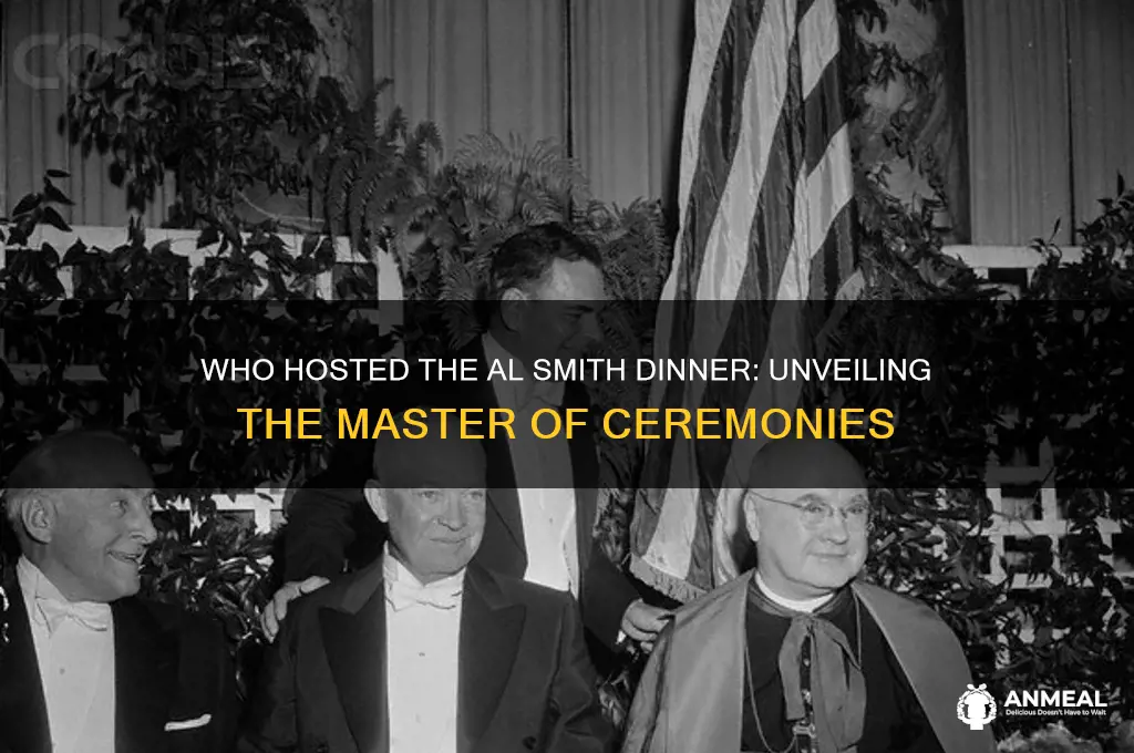 who was mc at al smith dinner