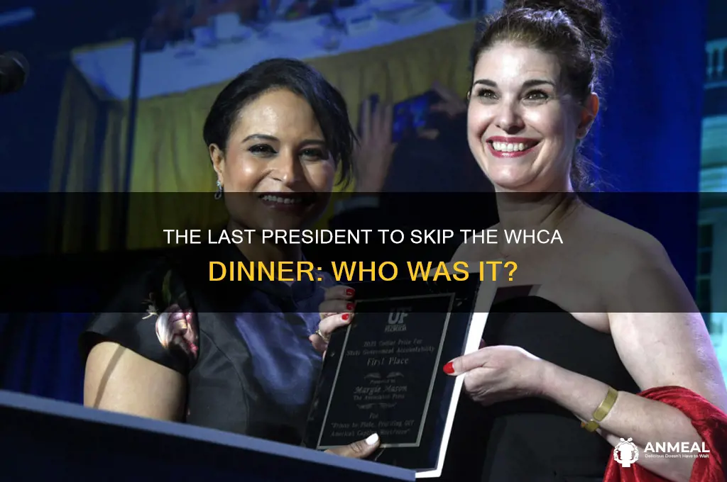 who was the last president to not attend whca dinner