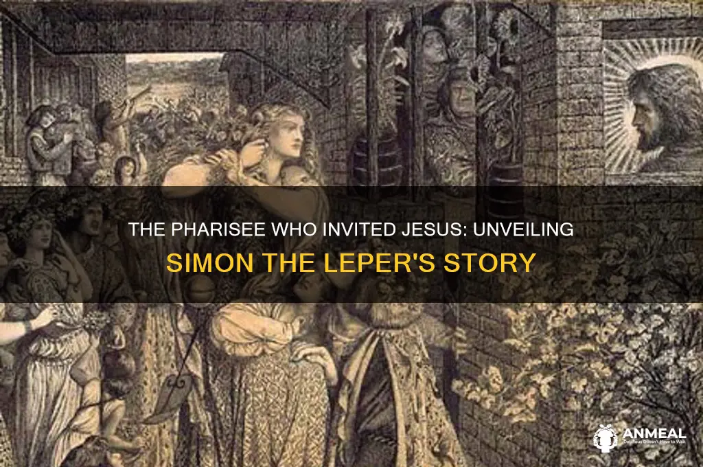 who was the pharisee that invited jesus to dinner