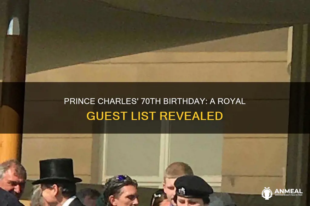 who went to prince charles 70th birthday dinner