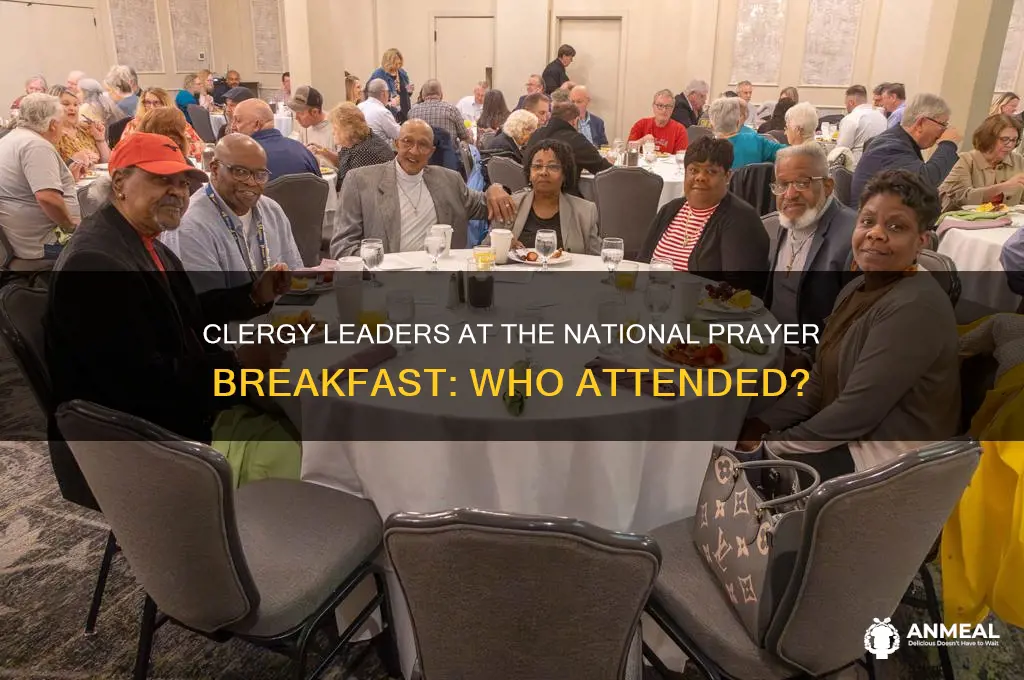who were the clergy at the national prayer breakfast