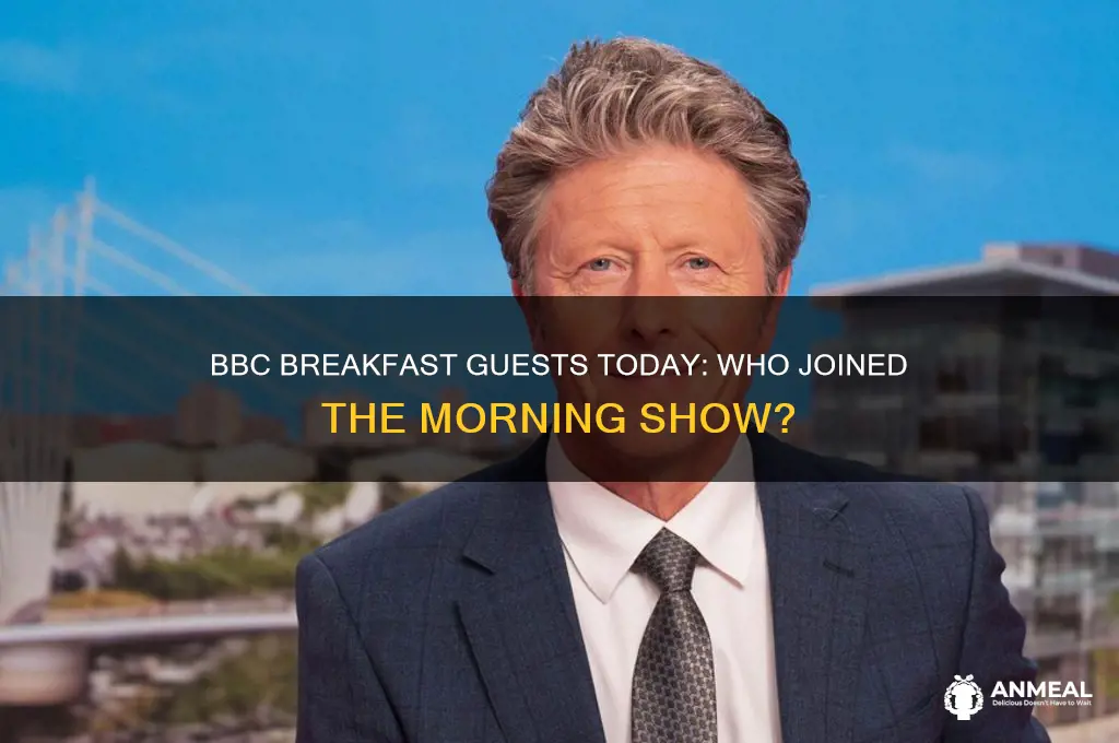 who were the guests on bbc breakfast this morning