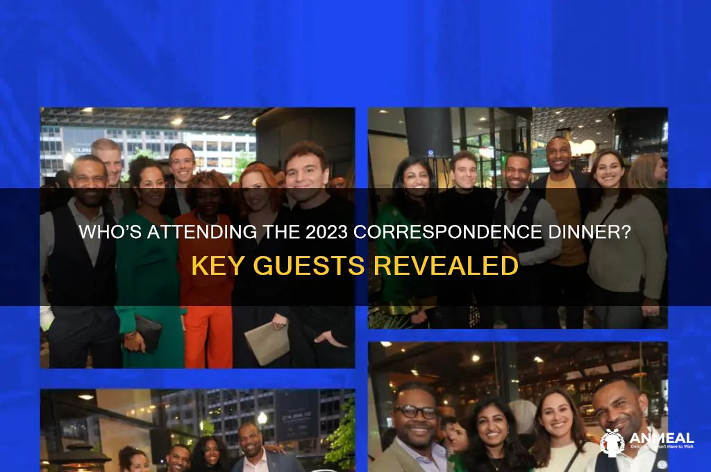 who will attend corrospondance dinner this year