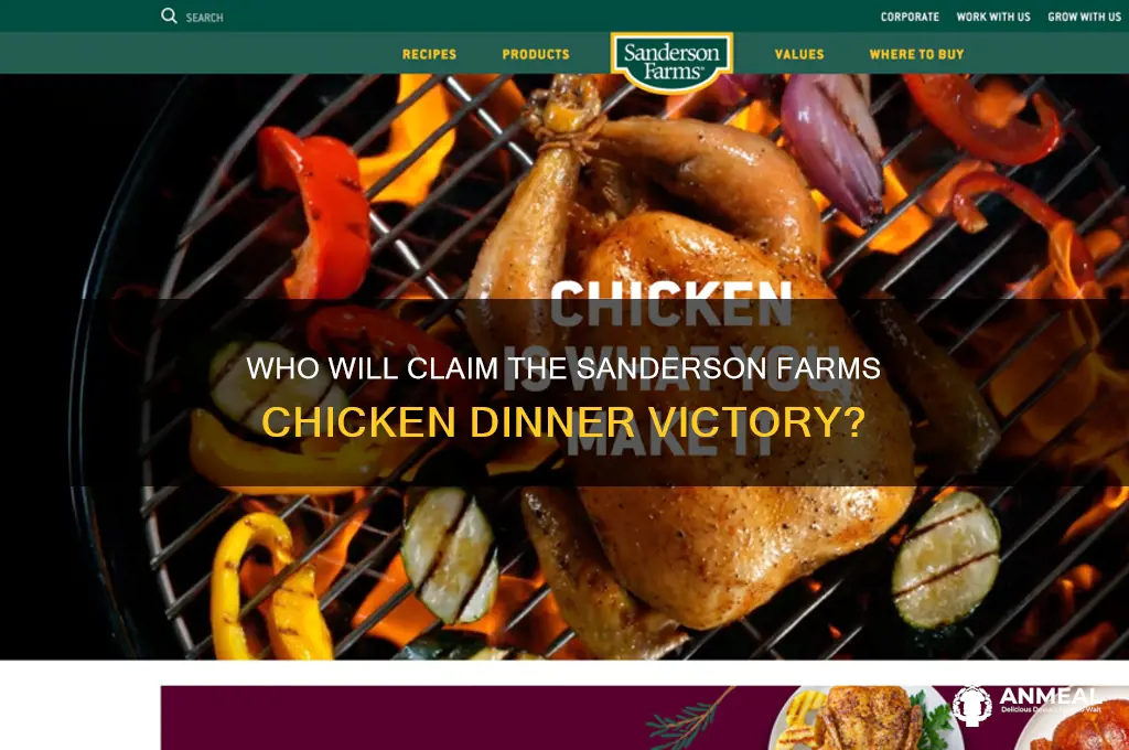 who will win sanderson farms chicken dinner