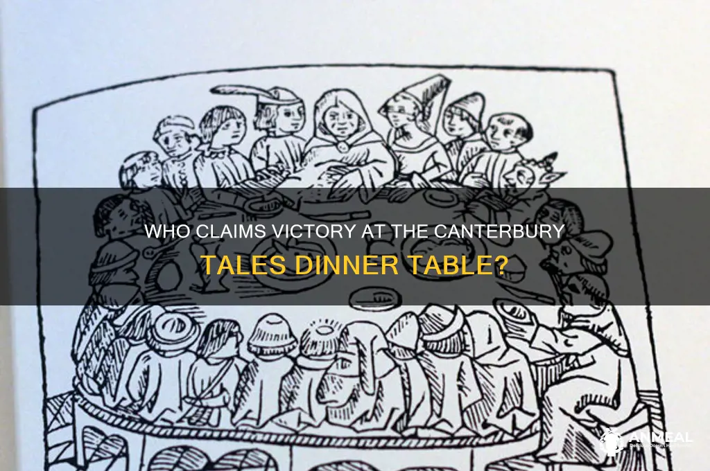 who wins the dinner in the canterbury tales