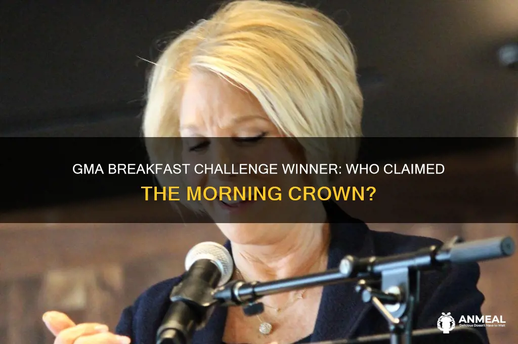 who won the breakfast challenge on gma