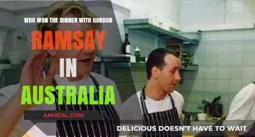 Who Won the Exclusive Dinner with Gordon Ramsay in Australia?