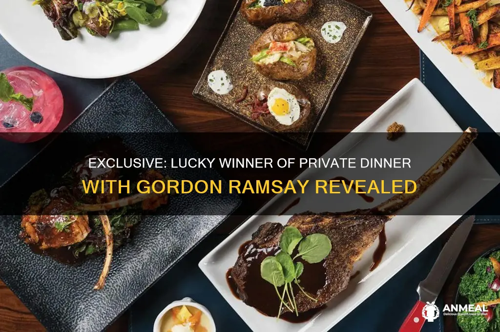 who won the private dinner with gordon ramsay