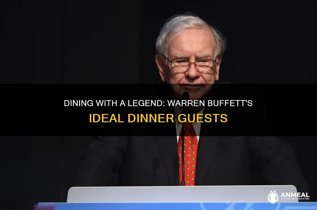 who would you have dinner with interview question warren buffet