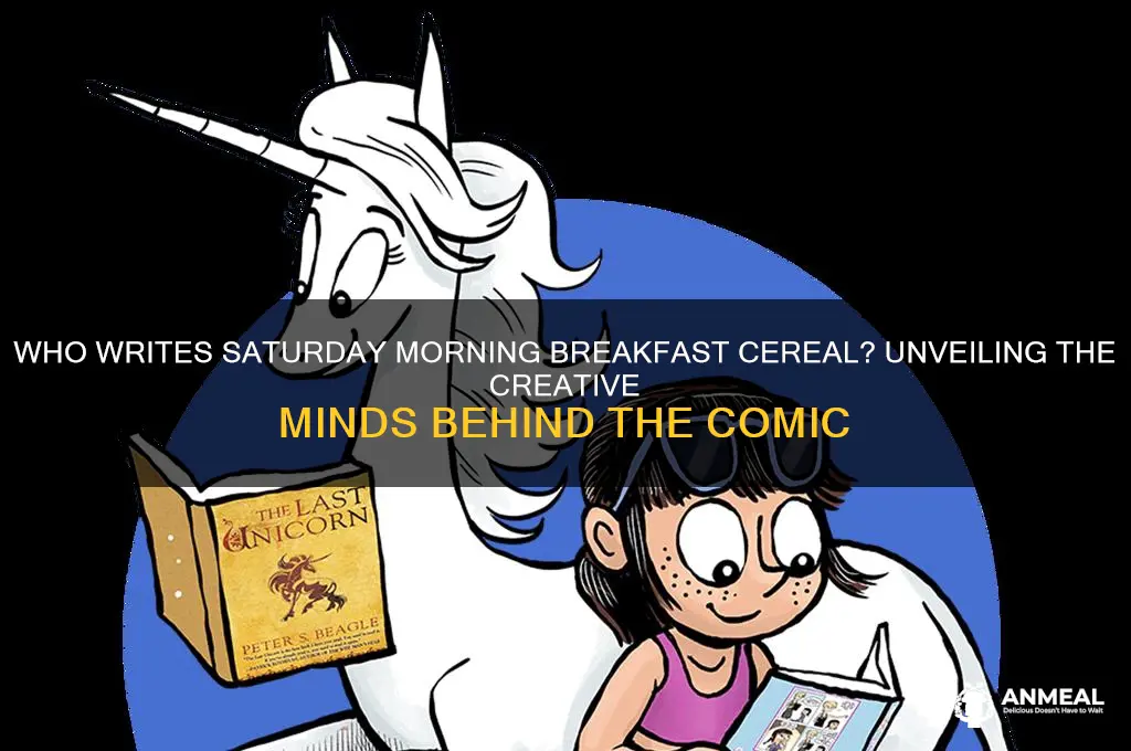 who writes saturday mornign breakfast cereal