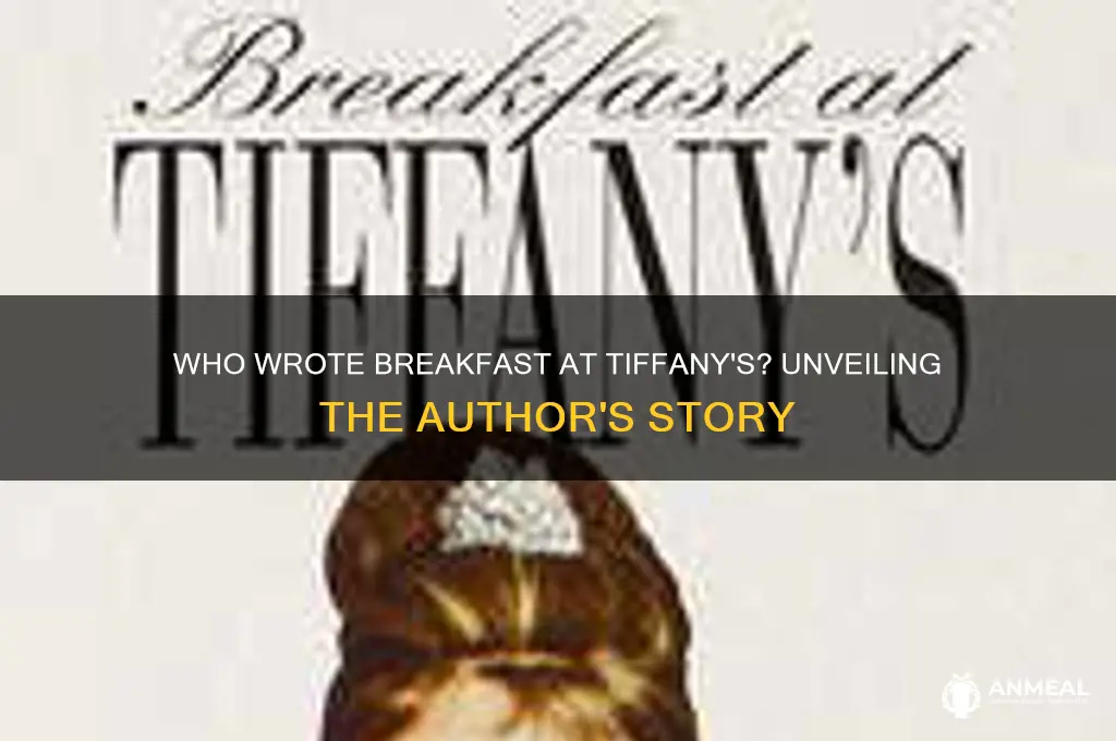 who wrote breakfast at tiffany