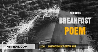 Who Penned the Breakfast Poem? Uncovering the Poet Behind the Verse
