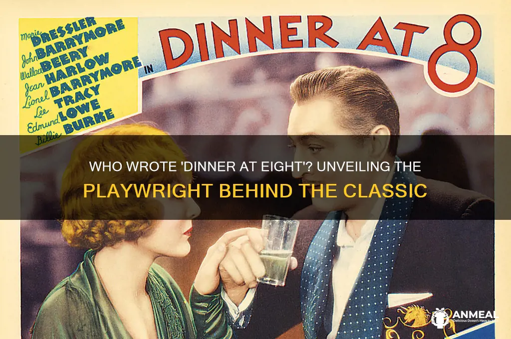 who wrote dinner at eight