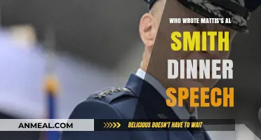 Unveiling the Author Behind Mattis's Al Smith Dinner Speech