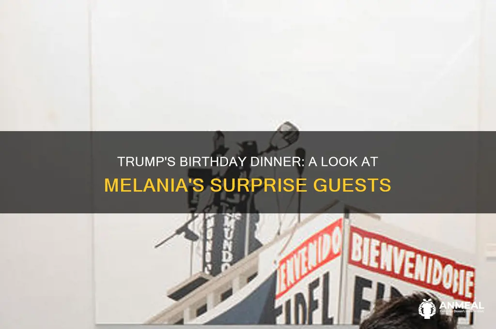 whom did the trumps have dinner with for malinia