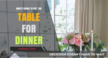Setting the Table: Who Takes Charge at Dinner Time?
