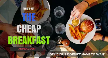 Affordable Morning Meals: Where to Find the Cheapest Breakfast Deals