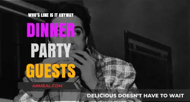 Whose Line Dinner Party: Hilarious Guests and Improv Chaos