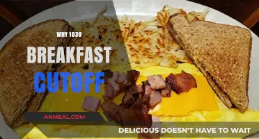 Breakfast Cutoff at 10:30: Reasons Behind the Early Deadline