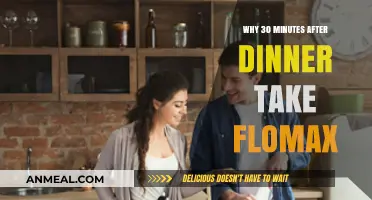 Post-Dinner Flomax: Why 30 Minutes After Eating is Ideal
