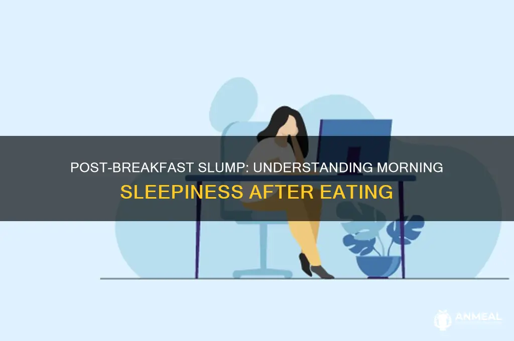 why after breakfast i feel sleepy
