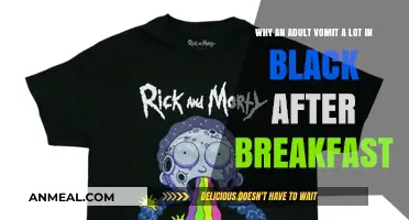 Black Vomit After Breakfast: Causes and Concerns for Adults